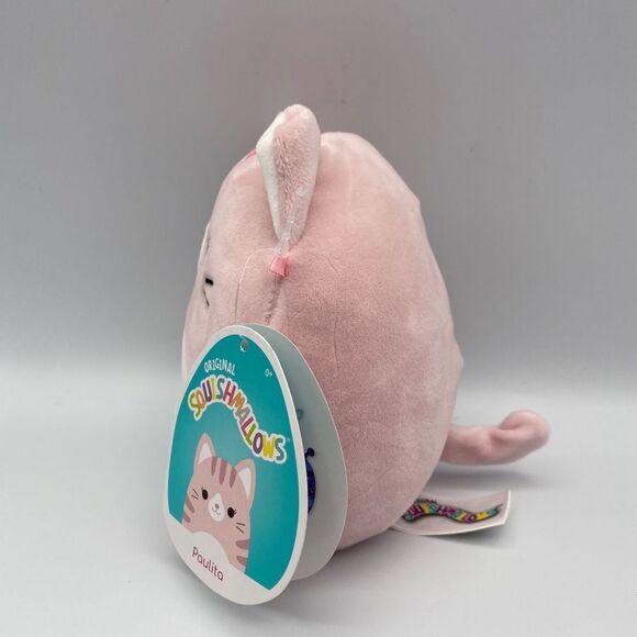 Squishmallows Paulita The Pink Tabby Cat 5” Walgreens Exclusive Christmas 2021 - Picture 7 of 10